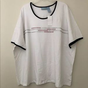 Liz & Me 22/24 Size 2X Top Shirt Stretch Msrp $30